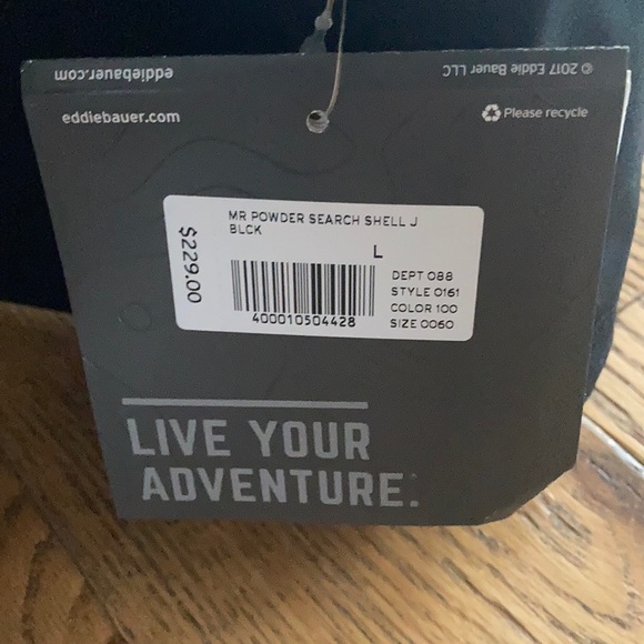 Eddie Bauer MR Powder Search Shell -L - Picture 5 of 5